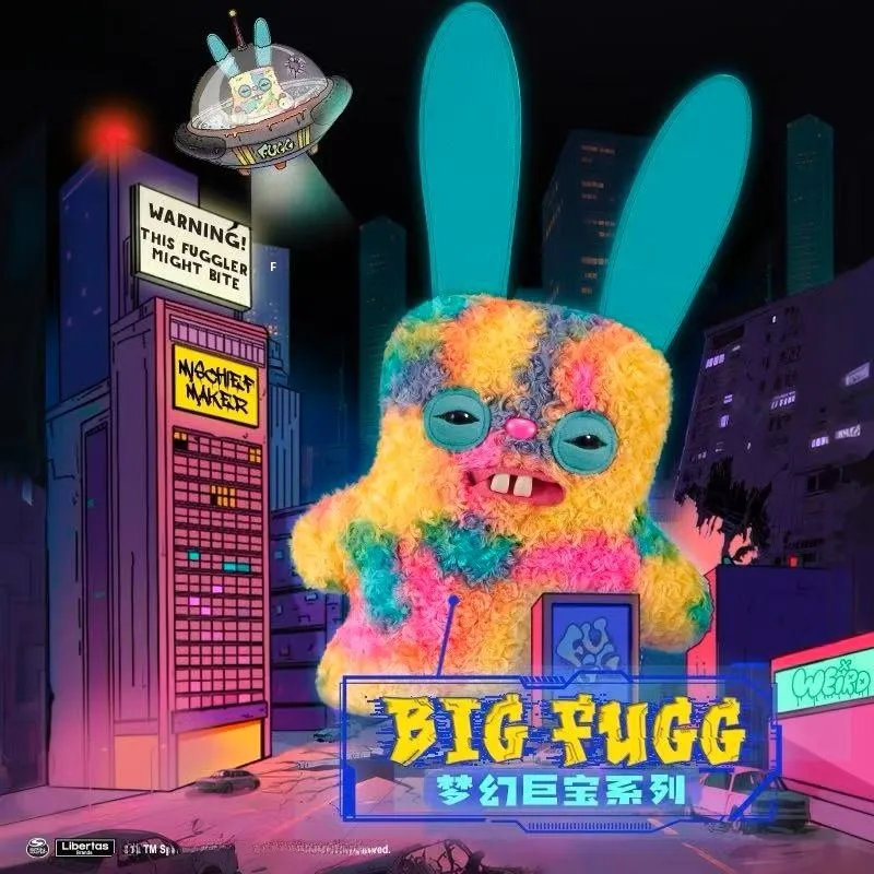 Boneco de Pelúcia Fler Blooming Monster, Brinquedo Engraçado e Moderno, Figurinha Rotativa em 360 Graus, Boneco Monstro Versão Q em Algodão PP
