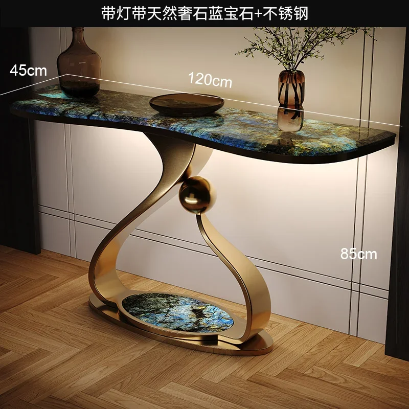 r8.12-enters the home. The entrance is opposite the door Villa high-end luxury stone living room partition and case end