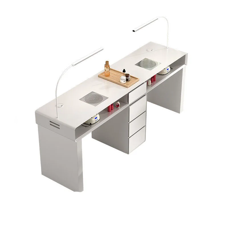 Rectangle Simple Manicure Table Rustic Traditional Chinese Unique Manicure Table Aesthetic Elegant Mesa De Manicura Furnitures
