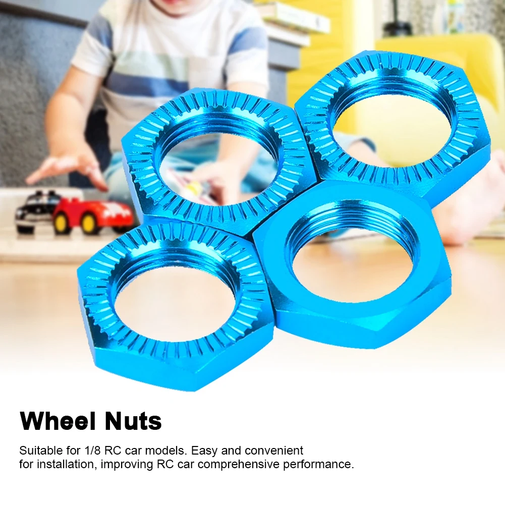 

Aluminum Alloy Wheel Nuts Aluminum Alloy Wheel Nuts Aluminum Alloy Wheel Nuts 17mm Spanner For 1/8 RC Car Accessory