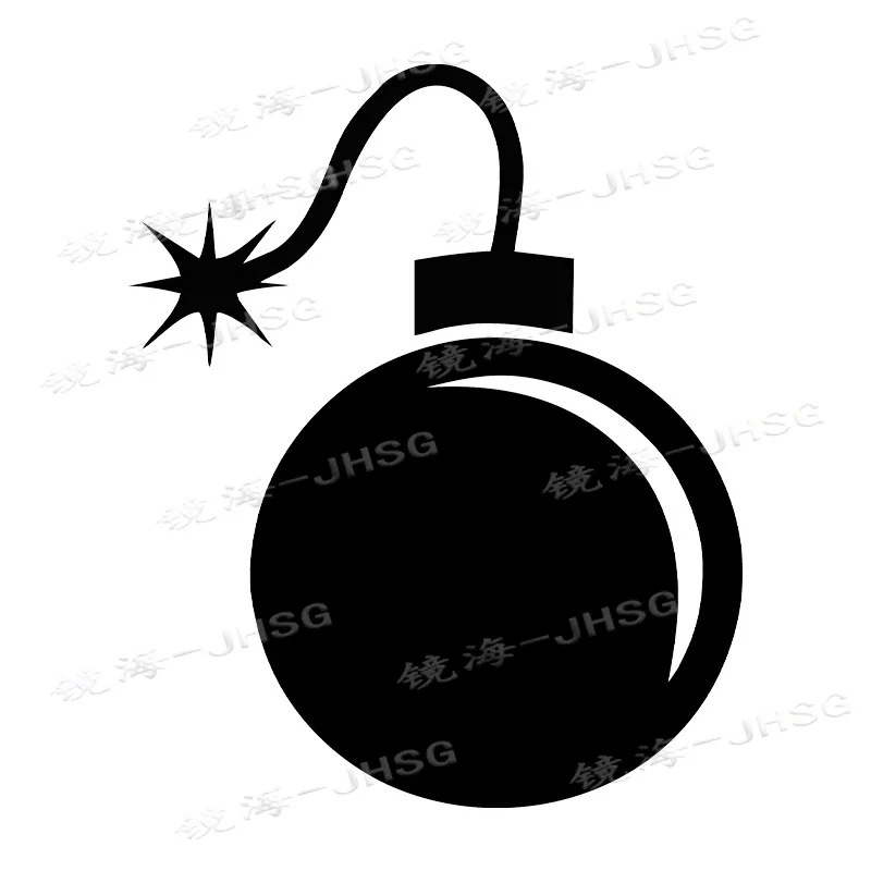 

Fun car sticker exploded with waterproof vinyl