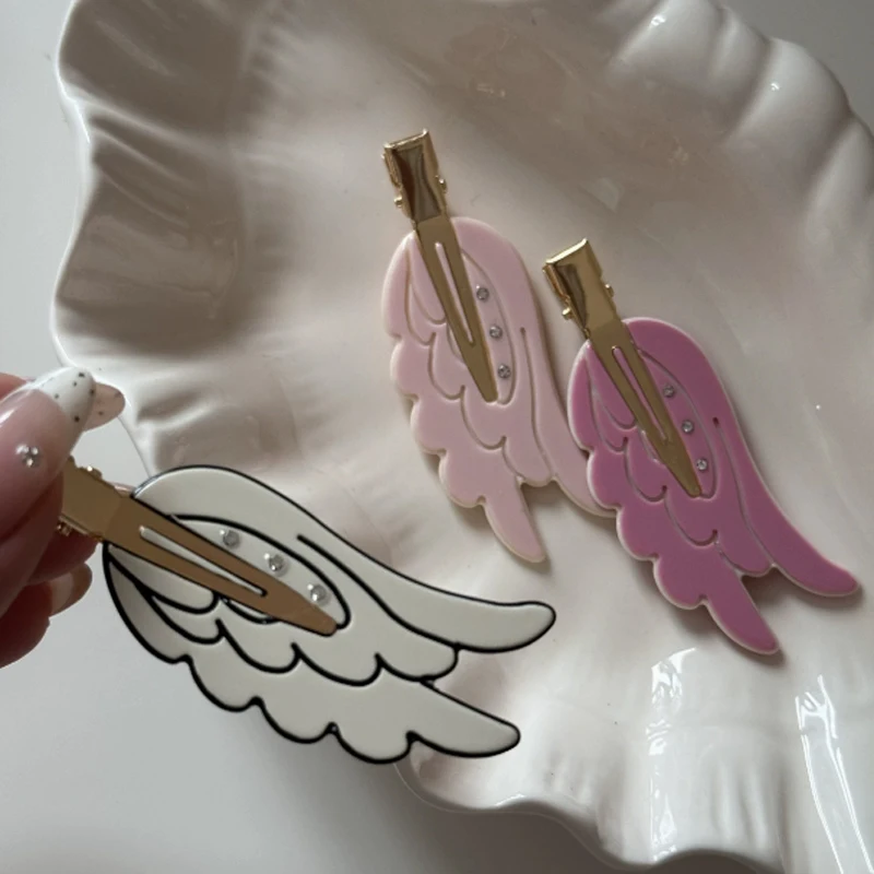 1/3 pezzi Fermagli per capelli a forma di ali d'angelo da donna, fermaglio laterale per frangia senza lasciare tracce, forcina, fermaglio cosmetico, fermagli laterali, accessori per capelli_voghion.com