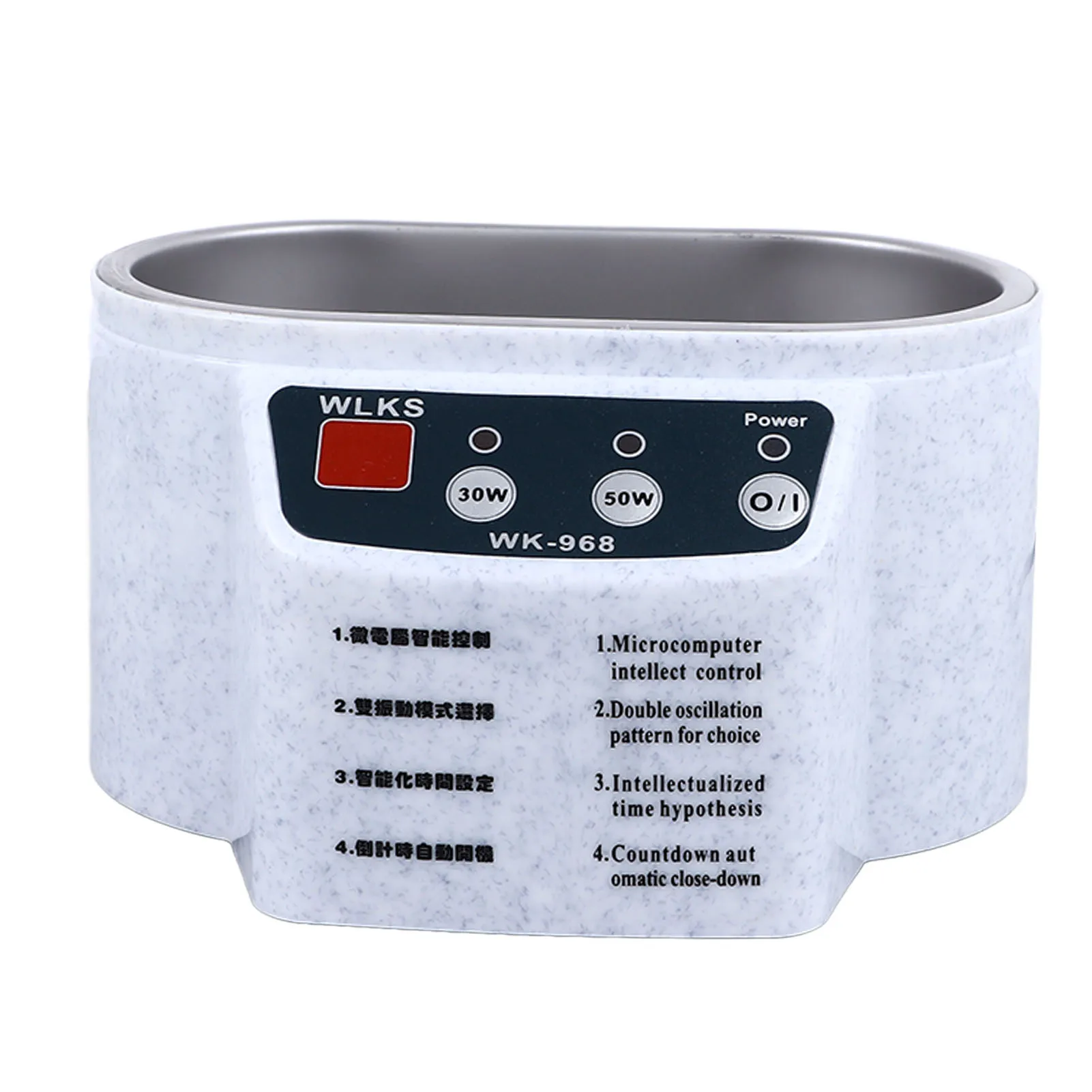 타이머가 있는 초음파 쥬얼리 클리너, 미국 플러그, 110V 가정용 초음파 청소 기계, 안경 반지