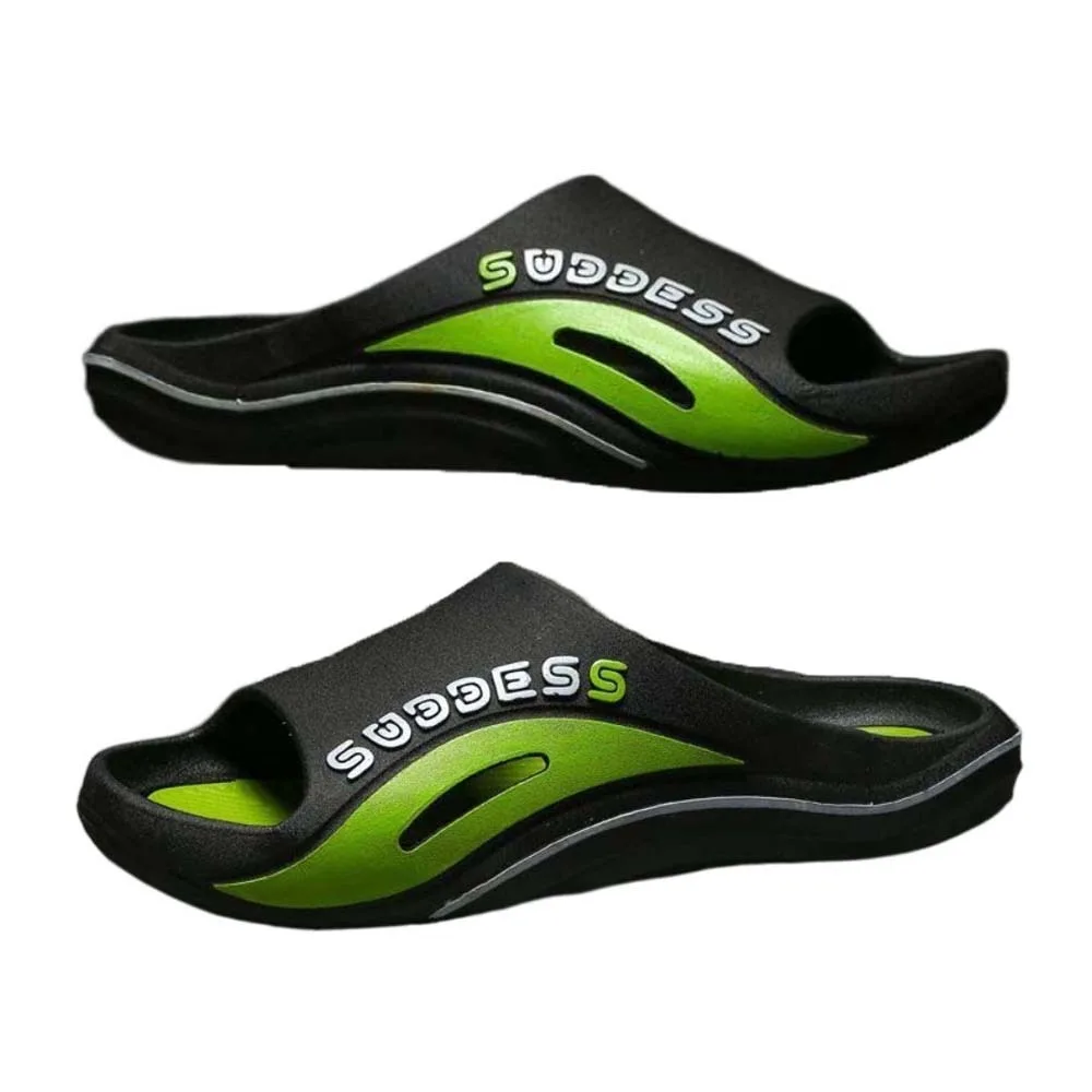 

40-45 Yard Simple Men Slippers Anti-slip Soft Soled Bathroom Shoes Resilience Thickened Summer Slippers Pool