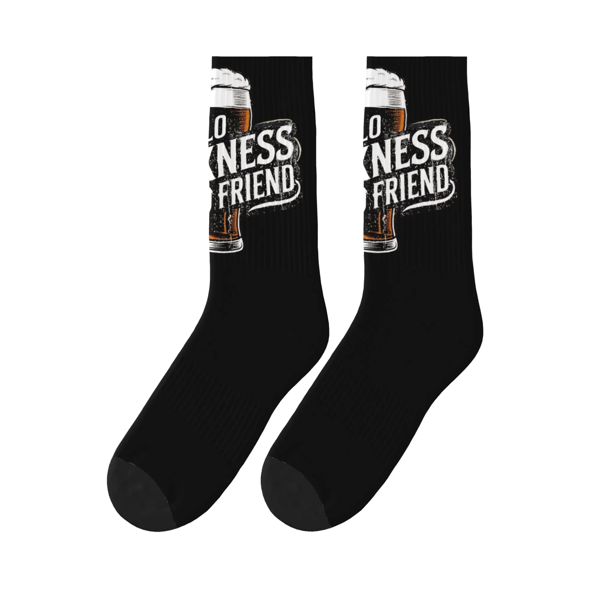 

Hello Darkness My Old Friend Socks Fashion Stockings Men Warm Soft Outdoor Sports Socks Winter Pattern Non Slip Socks