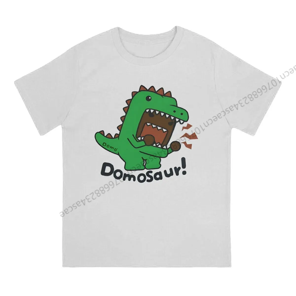 Domo Domosaur Tshirt Graphic Men Tops Vintage Summer Cotton Clothing T Shirt