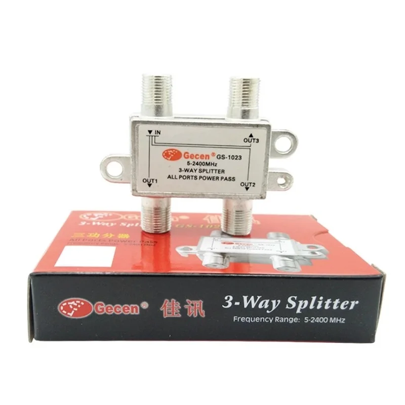Jiaxun GS-1023 Three-way power divider 3 cm, antenna divider, signal divider, line divider
