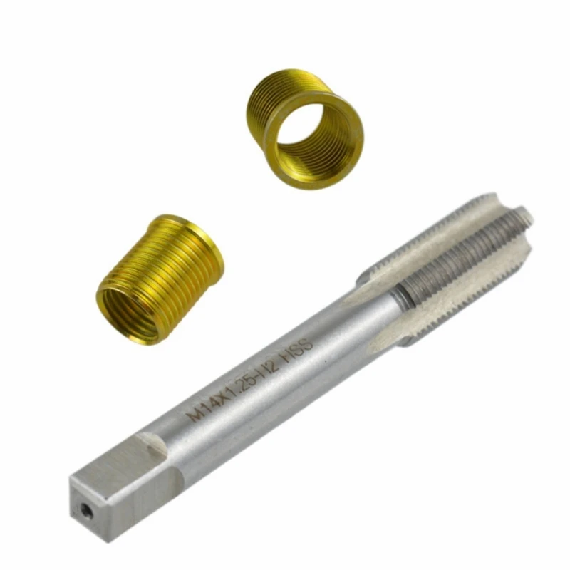 Plugs Thread Insert Repair Tool Alloy Steel Convenient Use for Professional Workshops Efficient Thread Restoration