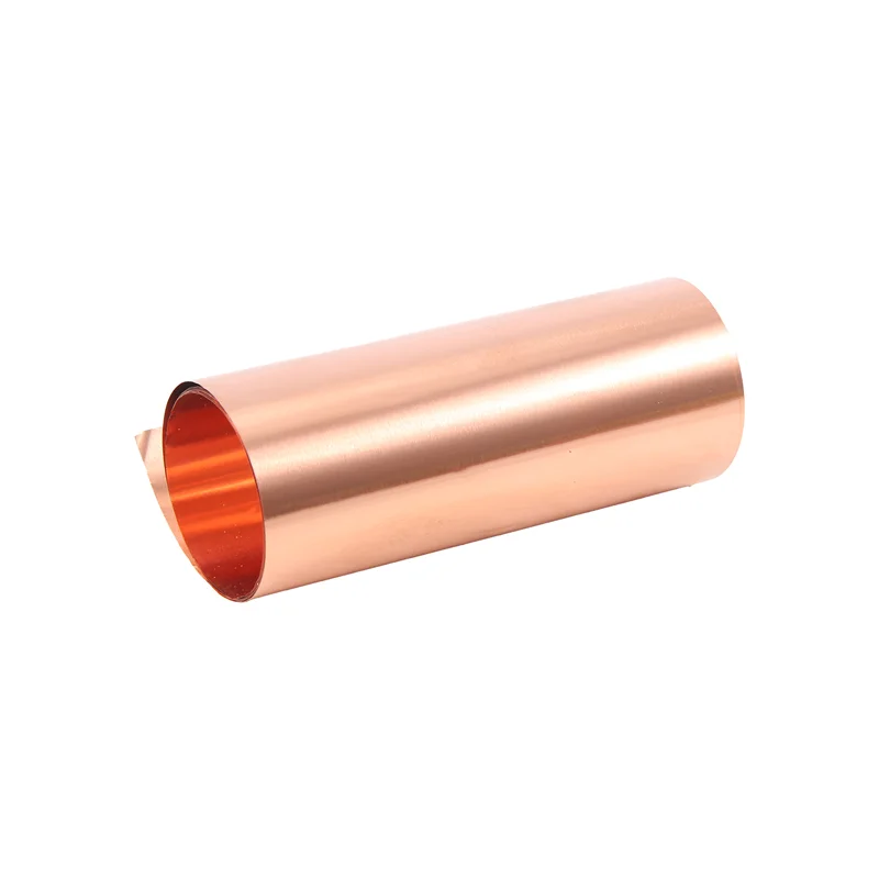 【Venda relâmpago】Rolo de folha de cobre, placa de folha de metal 1000 mm x 100 mm