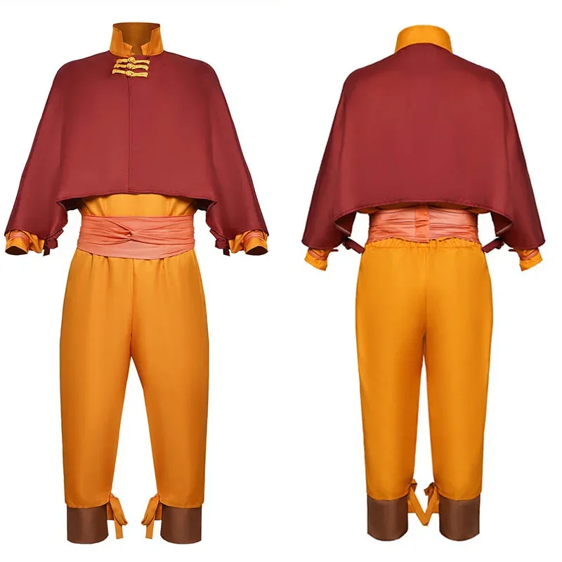 

Aang Cosplay Costume 2024 Editio Aar The Last Airbender Role Play for Halloween Anime Comic Con Aar Outfits