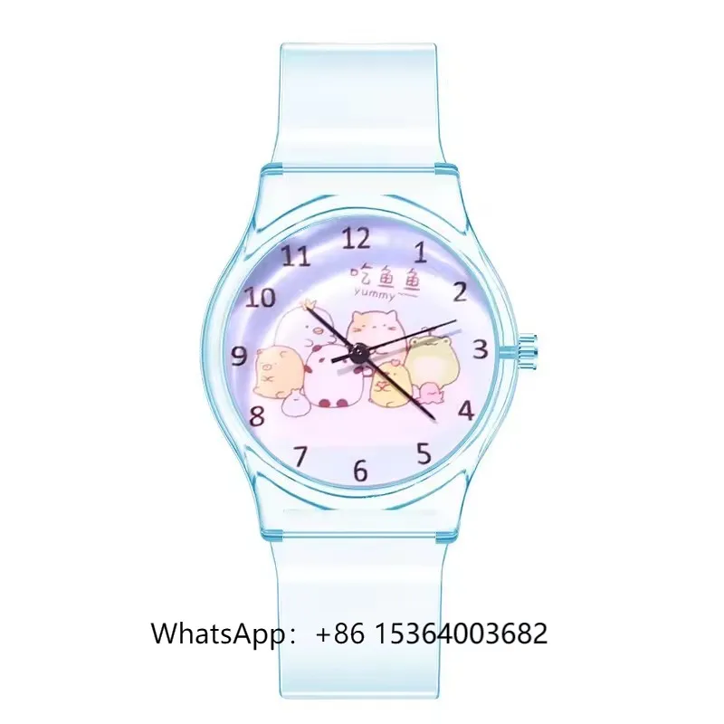 

2024 Wearable Devices for Children Transparent Lovely Watch for Girls Gifts