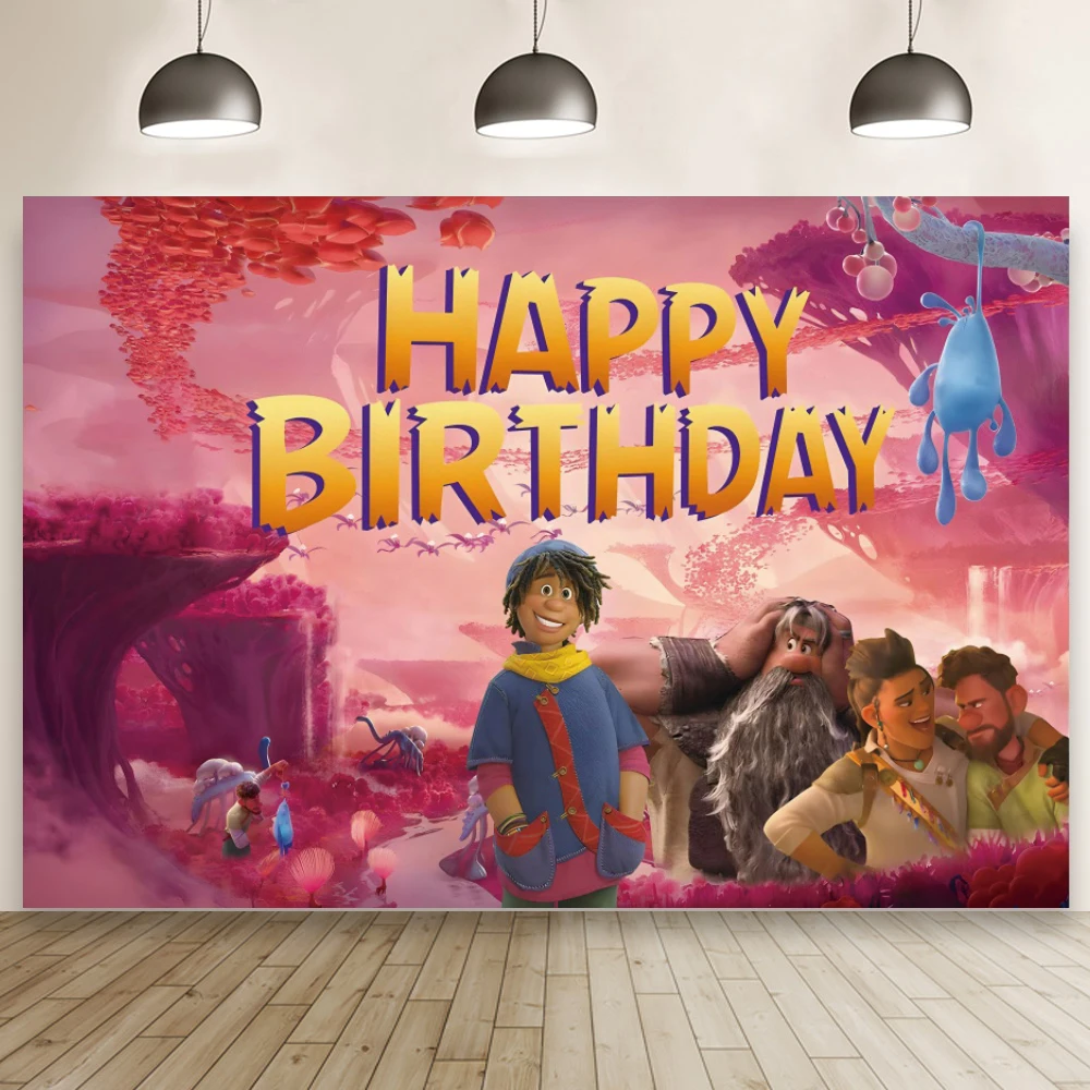 Strange World Backdrop Photo Background For Photography Baby Shower Birthday Party Decorations Props Supplies Banner Poster