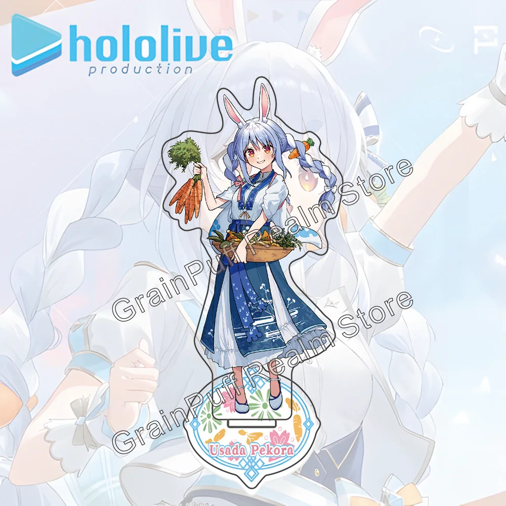 Hololive Production Usada Pekora Latest Acrylic Standee & Keychain | VTuber Figure Charm Desk Decor Collectible Official Merch. view 3