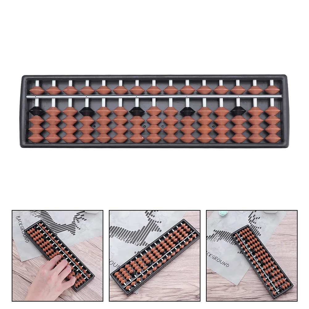 

2 Pcs Abacus Mental Arithmetic Simple Design Educational Fine Workmanship Portable Small Plastic Multi-function Children