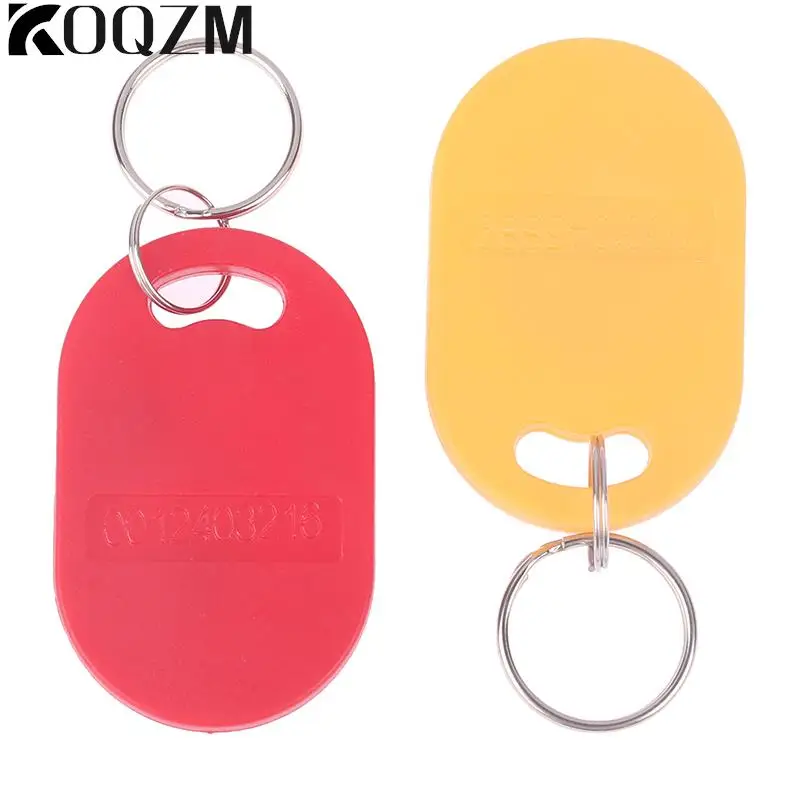 Dual Chip Frequency RFID 125KHZ T5577 13.56MHZ Replaceable Writable IC+ID Rewritable Composite Key Tag Key Fob