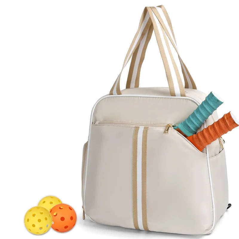 Unisex Pickleball Tote Bag Waterproof Pickleball Padel Badminton Racket Bag Multifunctional Outdoor Handheld Gym Sports Yoga Bag