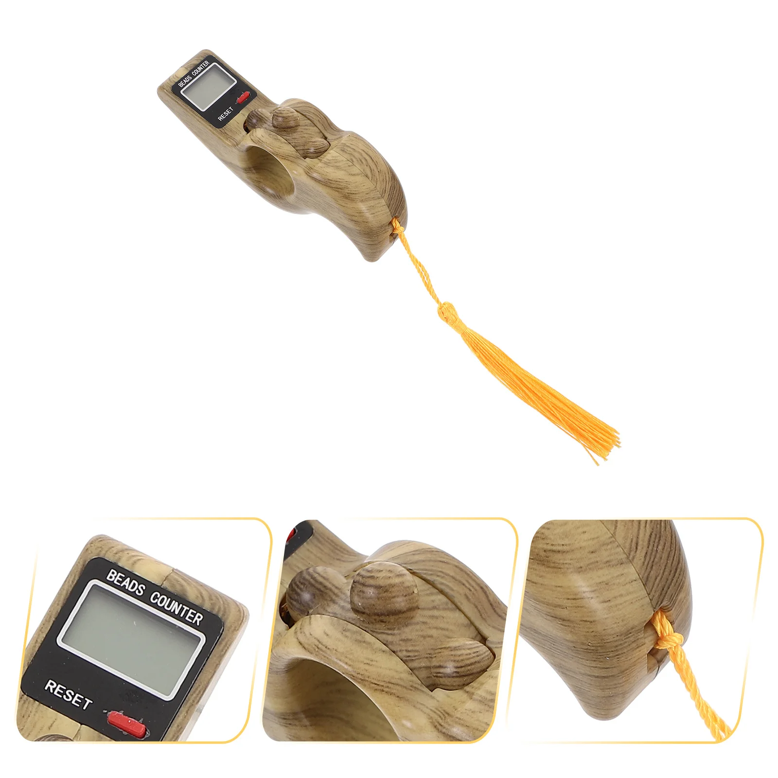 

Electronic Bead Walnut Digital Prayer Counter For Meditation Buddhist Practice Lightweight Counter Team Sports