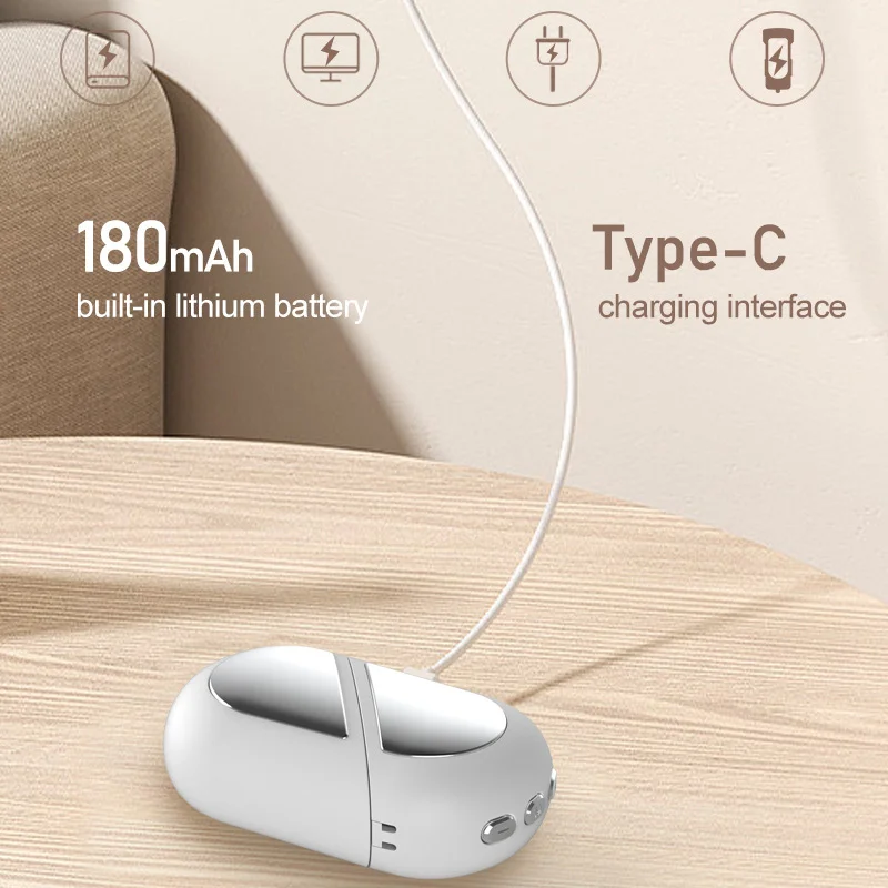 Microcurrent Sleep Analyzer New Intelligent Sleep Treasure Handheld Refreshing Instrument Portable Heart shaped Sleep Aid