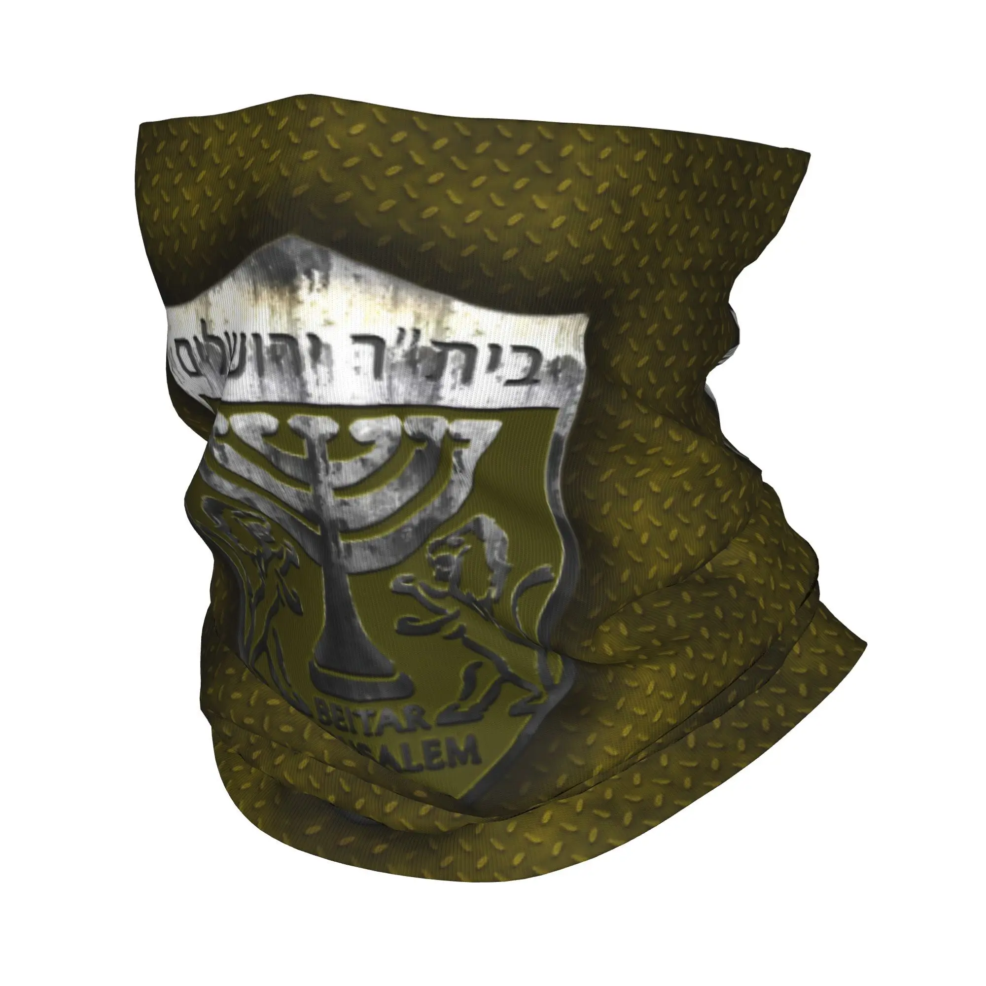 Yarım FC İsrail Beitar Kudüs ISR IL Bandana Boyun Körüğü Takım Kulübü Maskesi Eşarp Çok kullanımlı Bisiklet Eşarp Bisiklet Erkekler Kadınlar için