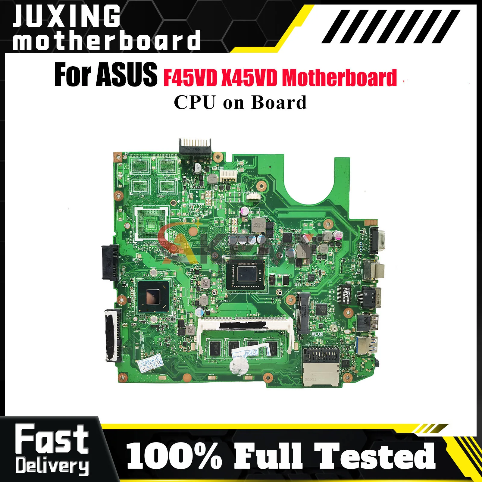 

Материнская плата для ноутбука X45VD для ASUS VivoBook X45VD X45V F45VD, материнская плата для ноутбука с процессором, 100% тестирование, ОК, быстрая доставка, высокое качество