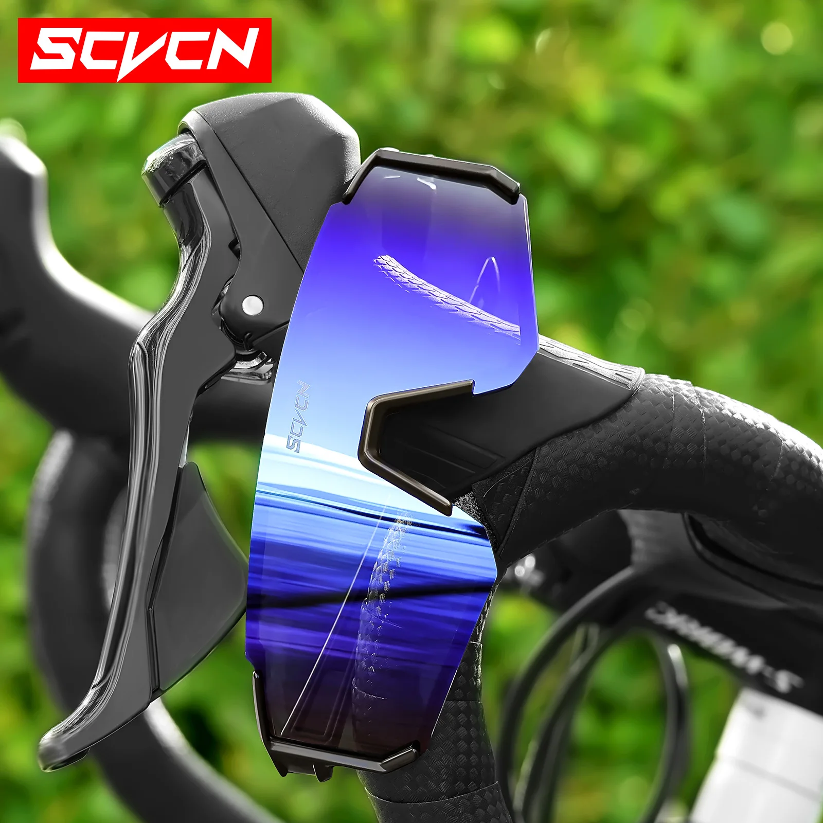 SCVCN Cycling Sunglasses Men Road Driving Bike Glasses Outdoor Sports Mountain Climbing Women Bicycle UV400 Cycling Goggles New