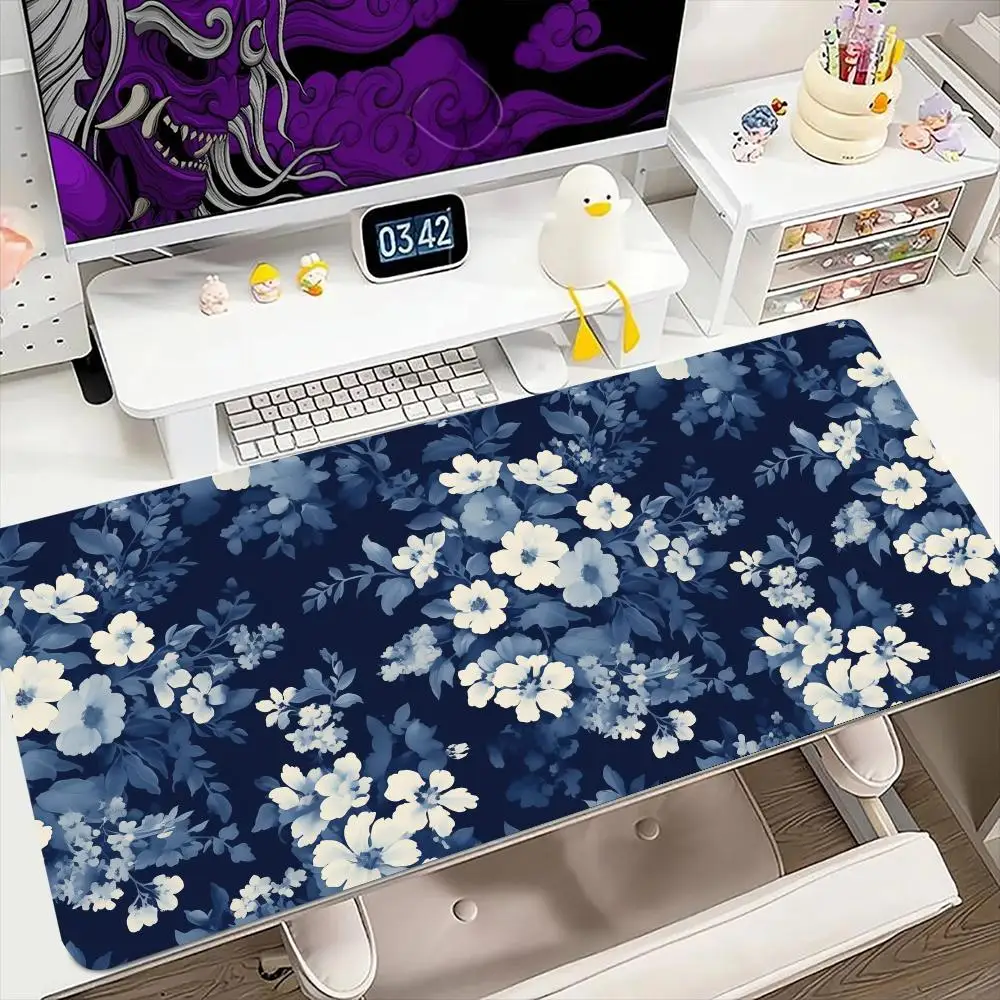 

Flower art Mouse Pad 900x400MM Large Gaming Mousepad Keyboard Gamer Rubber Anti-wrinkle Anti-Slip Bottom Desk Mat