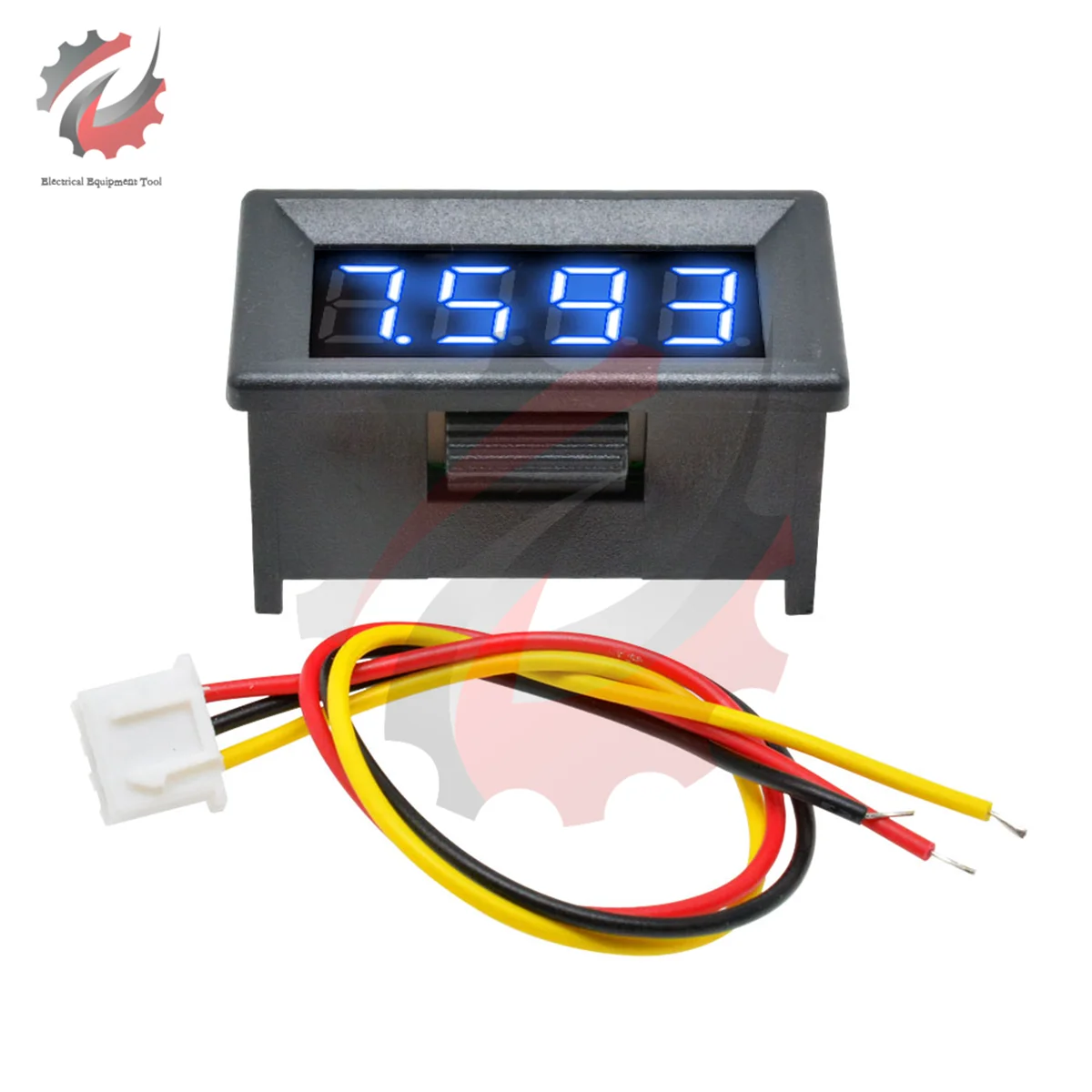 0.36 Inch 3Wires 4Bits Mini Digital Voltmeter DC 0-100VPrecision Voltage Meter Panel Tester For Electromobile Motorcycle Car 12V