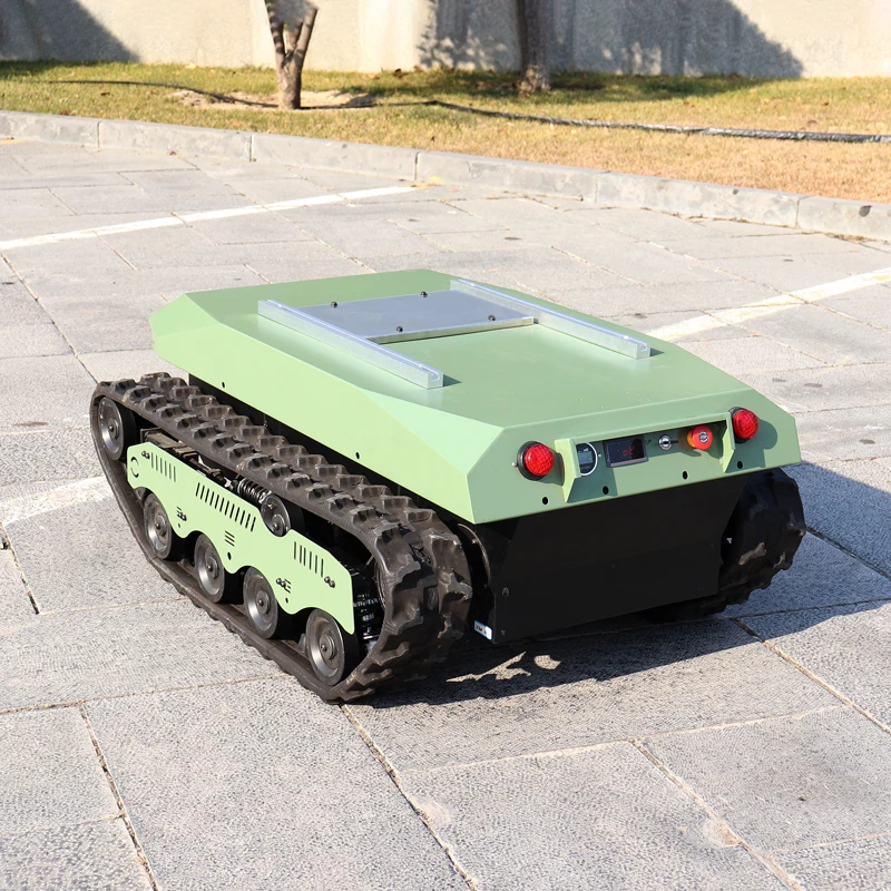 Veículo rastreado transporte escada escalada robô caterpillar chassi elétrico