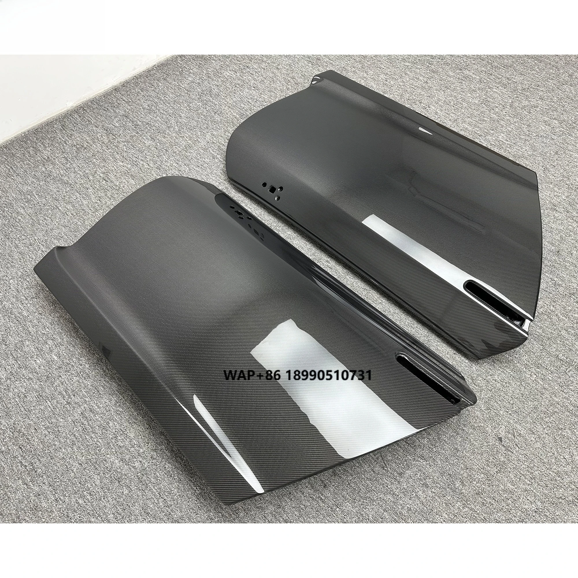 لوحة باب من ألياف الكربون الجافة على طراز OEM لنيسان R35 GTR 2008-2016 مجموعات هيكل كربون كاملة أجزاء لوحات أبواب السيارة خفيفة الوزن #1