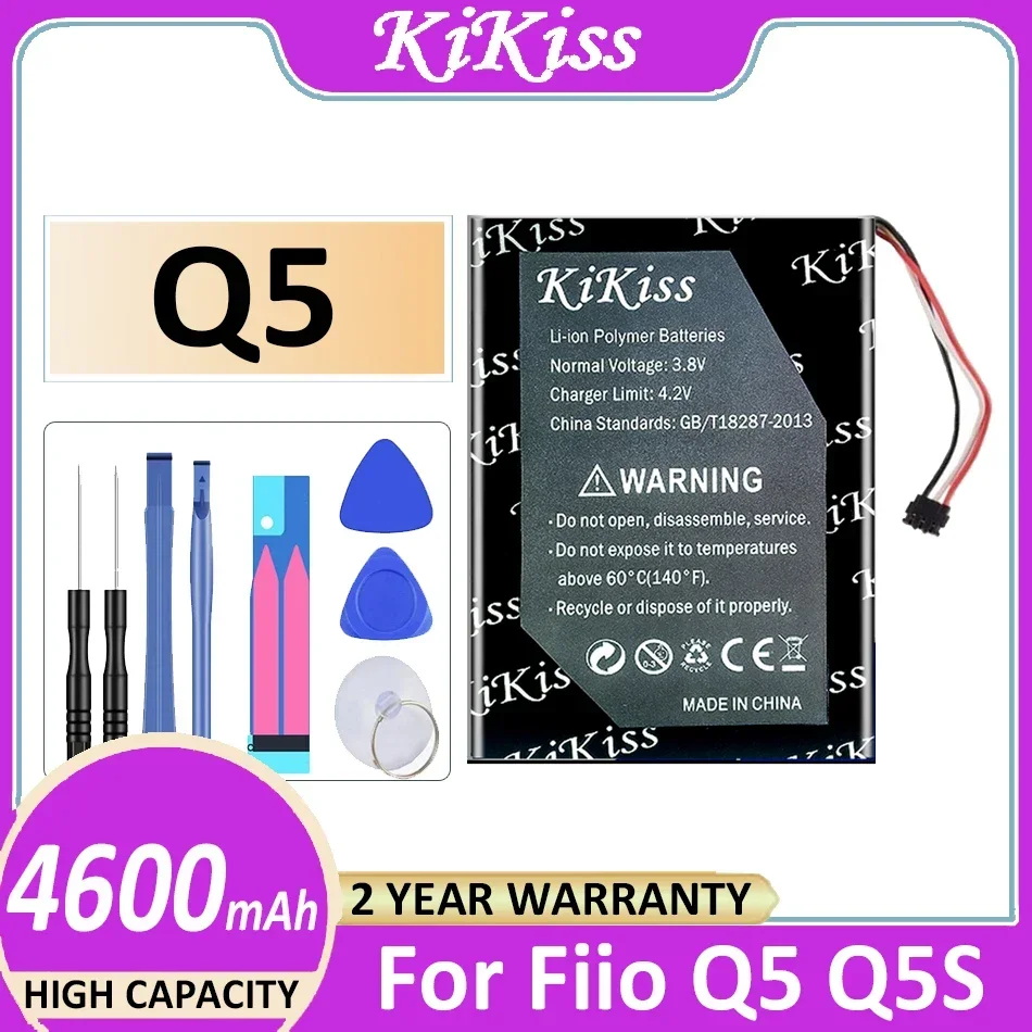 

KiKiss Battery 4600mAh For Fiio Q5S Q5 Digital Bateria