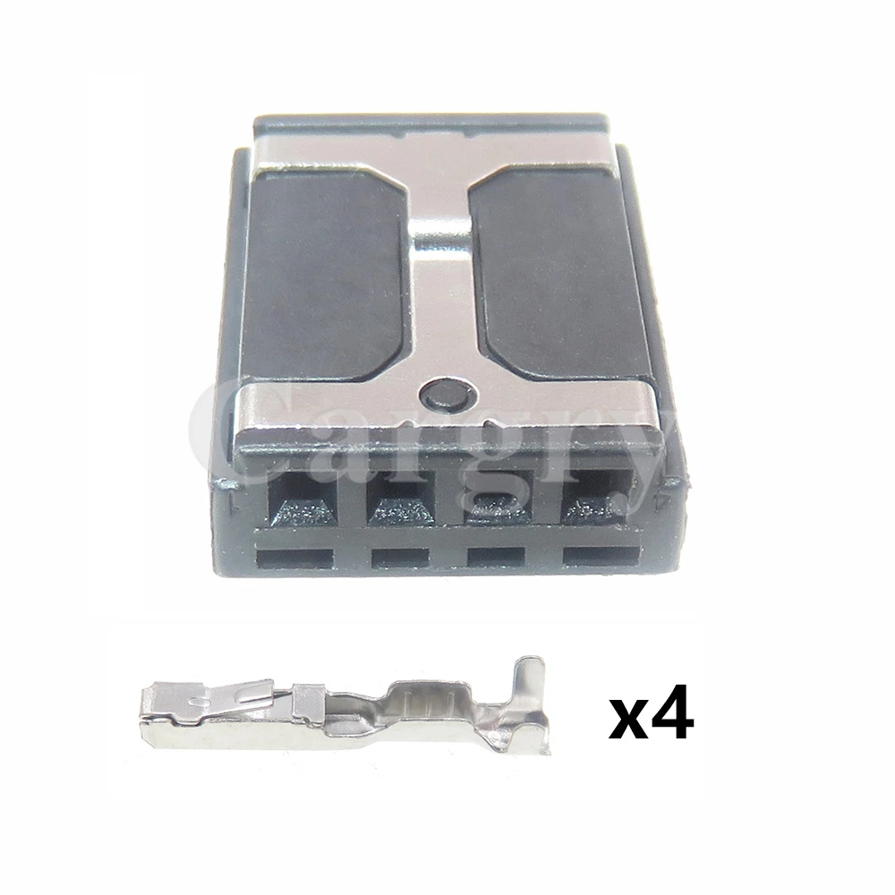 1 Set 4P 8E0 971 832 8E0 972 643 1534130-1 1534131-1 AC Assembly Car Audio Plug for VW Audi 8E0971832 8E0972643 Auto Wire Socket