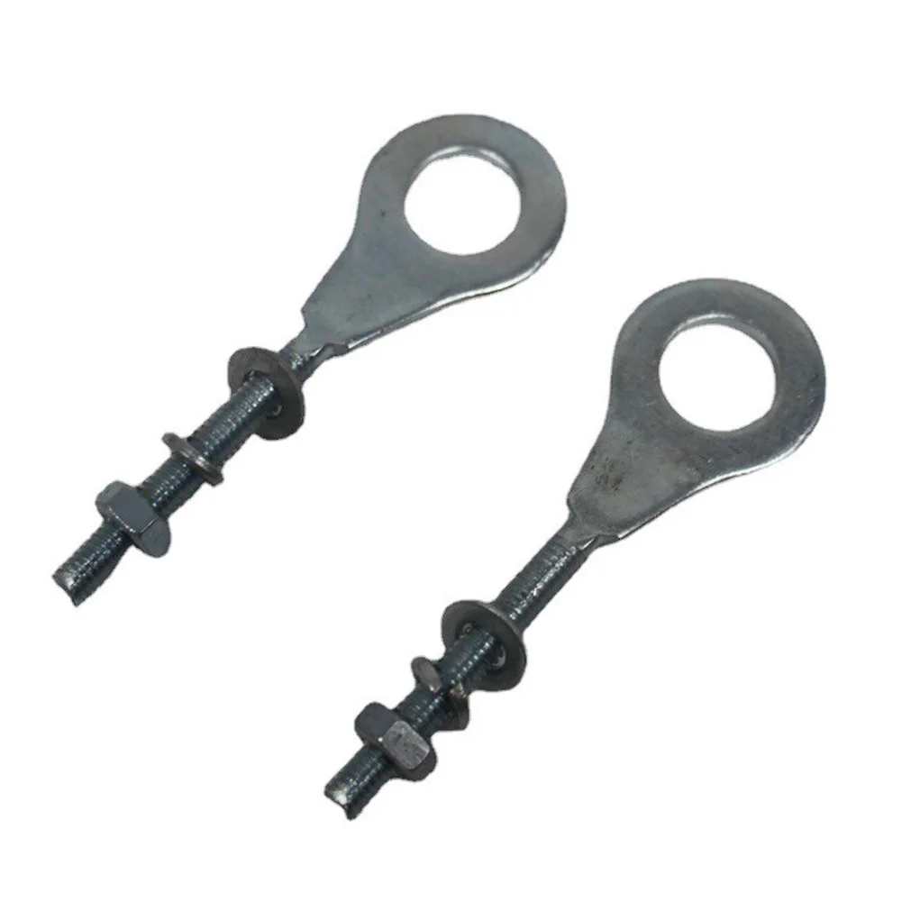

2PCS Motorcycle Chain Tensioner Adjuster for Honda CG125 - Iron Build 12x8x1cm 15MM Diameter Easy Install Replacement Part