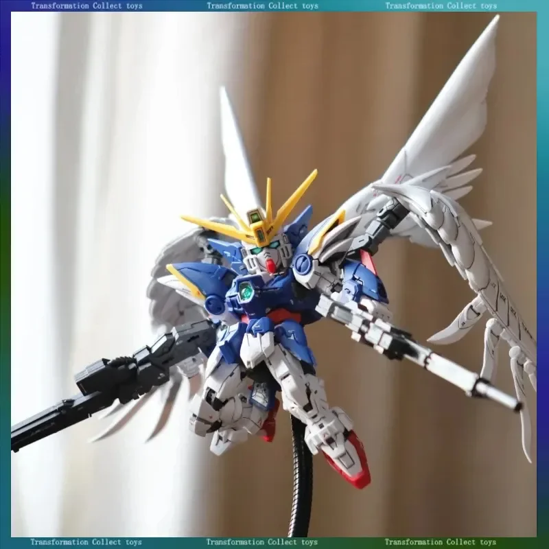 

MGSD 1/144 Wing Zero EW Snow White Painted Edition: Сборная модель аниме-робота, фигурка, игрушка для демонстрации, подарок на день рождения