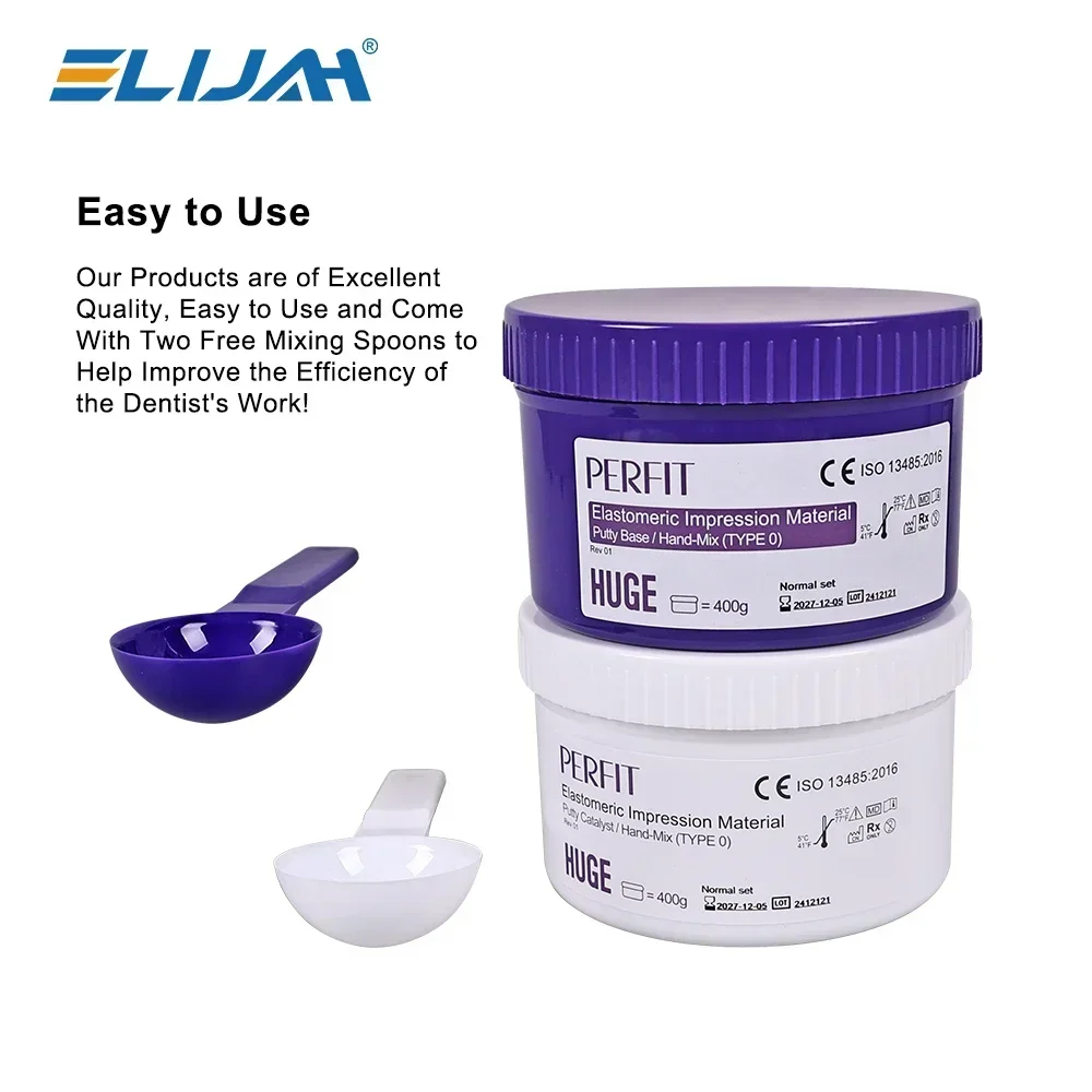 Dental Silicone Impression Material Putty Dental Impression Material Light Body Heavy Bite Registration Kit Dentistry Materials