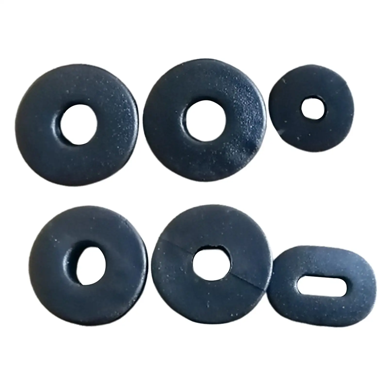 6 Pieces Rubber Side Cover Grommet Ring for Suzuki GN125 GN125 HJ125 HJ125-K