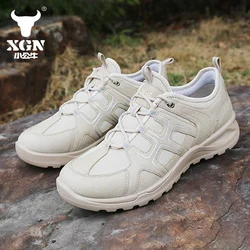 XGN Botas tácticas transpirables malla desierto senderismo viaje