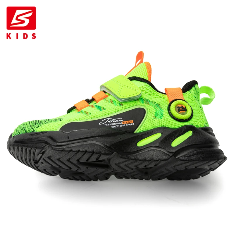 Baasploa New LED Kids Shoes Boys and Girls Casual Mesh Lightweight Children\'s Running Shoes Breathable Mesh Sneakers 26-31 size