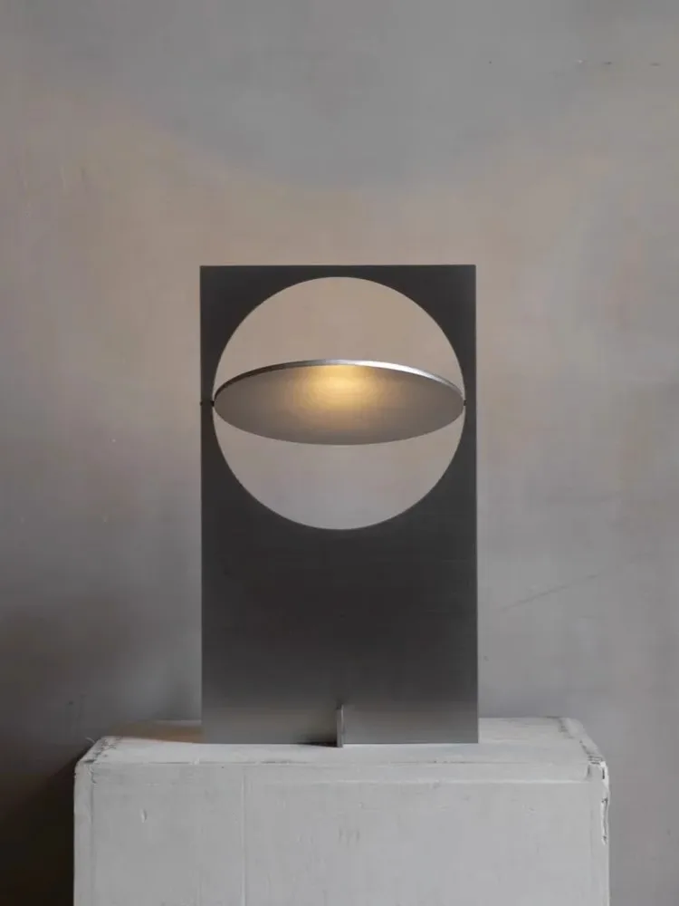 Light Luxury Style Hotel Decoration Bedroom Night Light Minimalist Style Stainless Steel Daily Lighting Living Room Desk Lamp