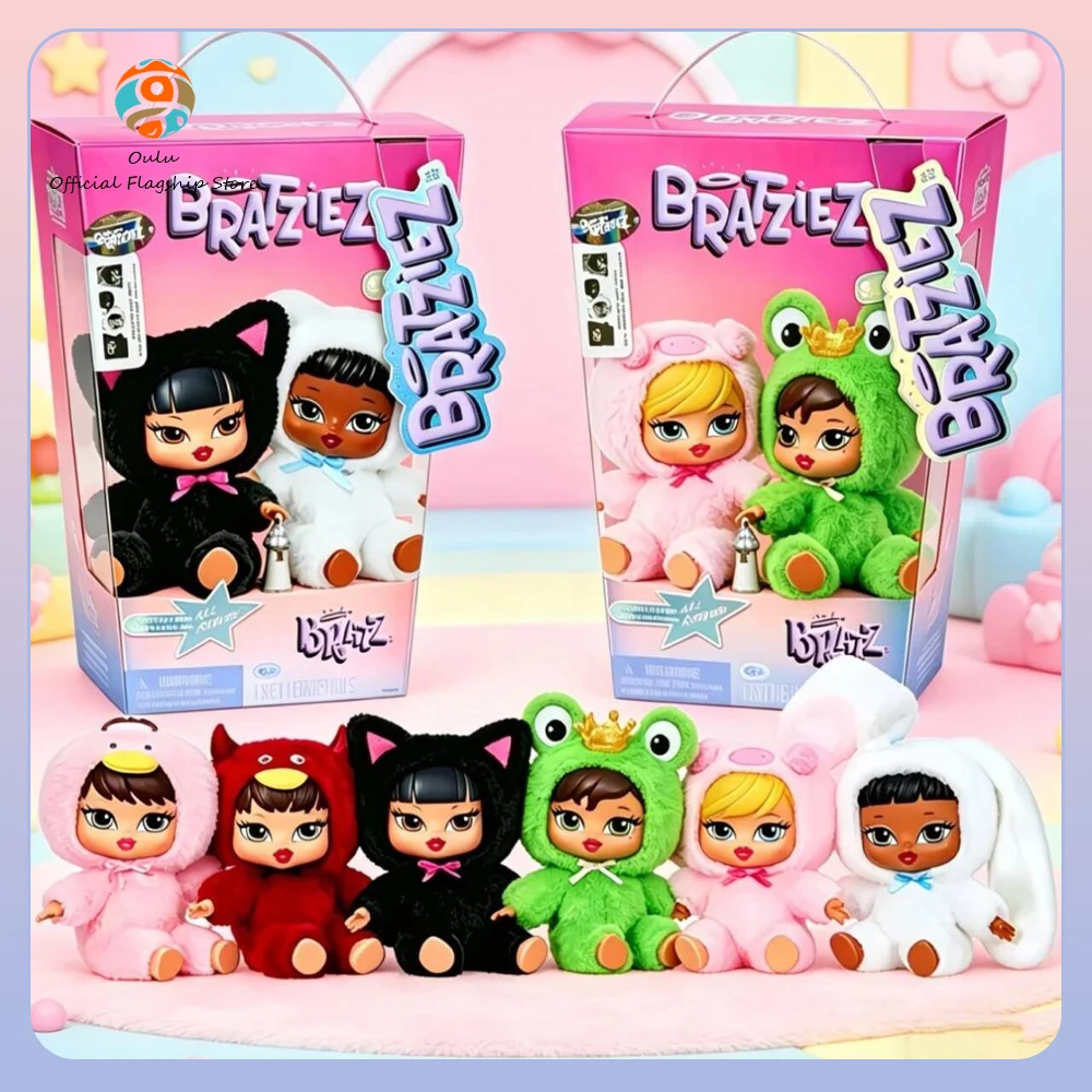 

Новая оригинальная мини-коробка-сюрприз Miniverse Bratz Bratzizlconz: мини-полка, реквизит для кукольного домика DIY, декоративные игрушки Bratz Blind Box, подарок