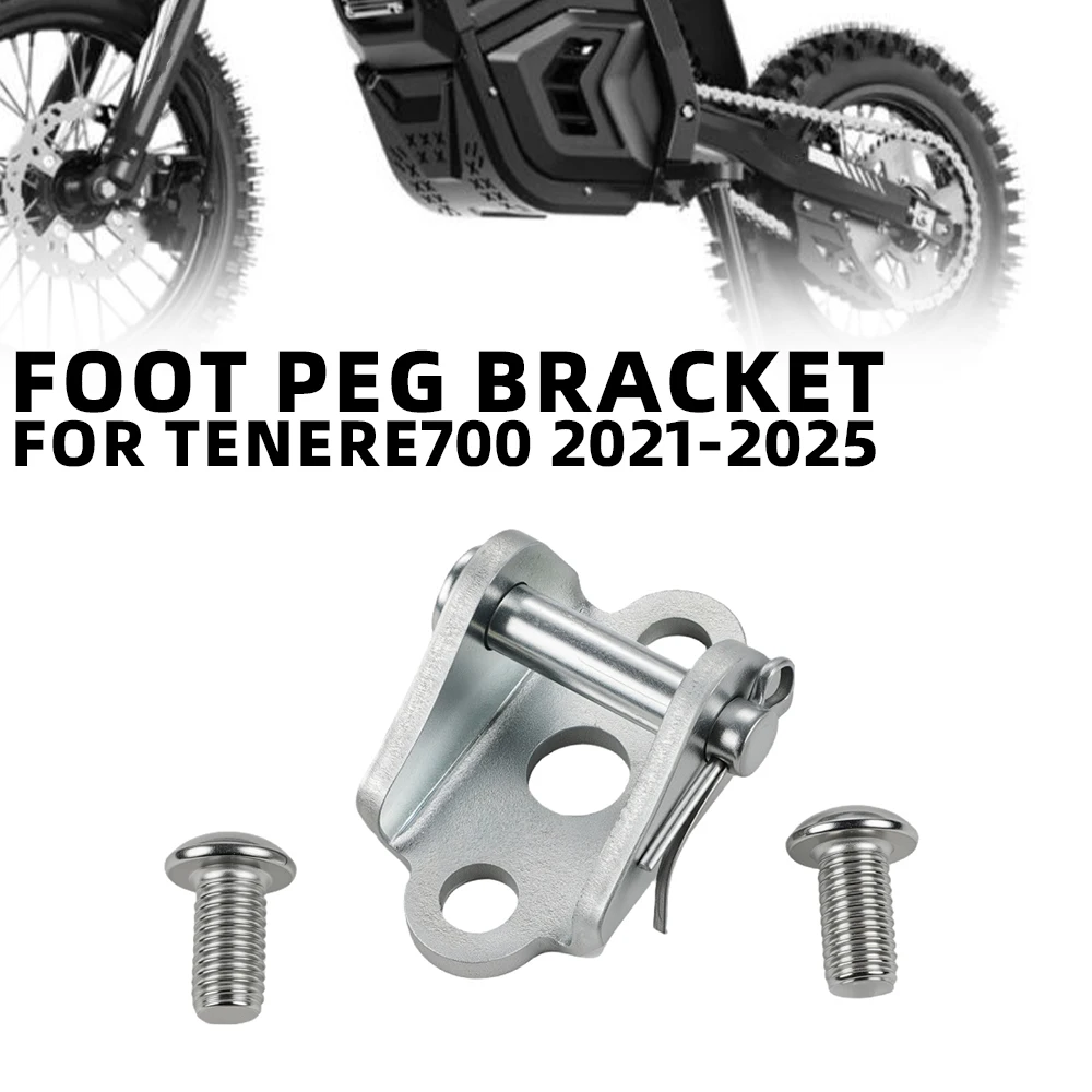 Motocross-Zubehör Fußrasten Fußpedale für Tenere 700 2021-2025 Offroad Dirt Pit Bike aus Edelstahl