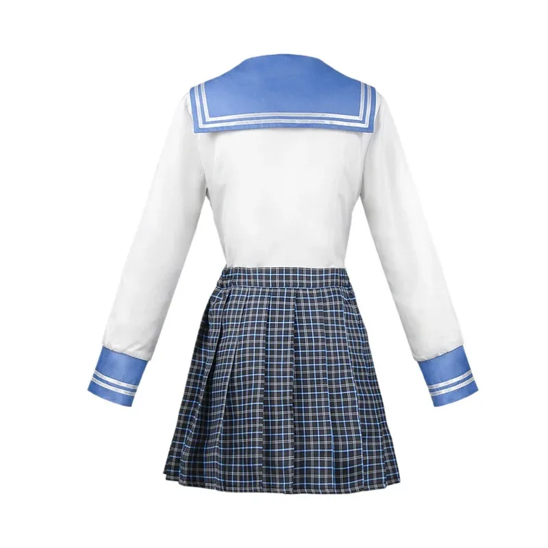 Kostum Cosplay Danganronpa Maizono Sayaka 2025 Seragam Sekolah Wanita Set Rok Pakaian Karnaval Pesta Halloween