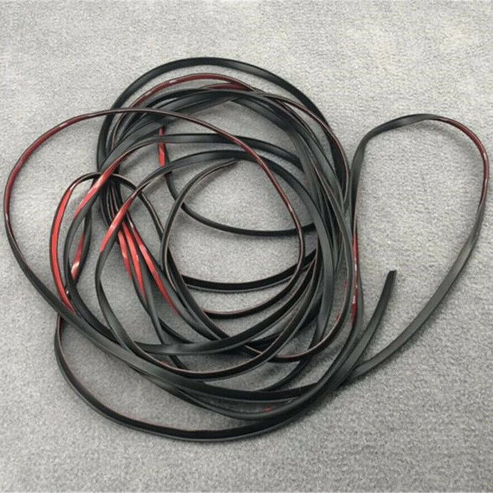 2M Car Rubber Sealing Strip Slanted T-Type Auto Door Seal Rubber Weatherstrip 5MM*7MM Adhesives Sealer