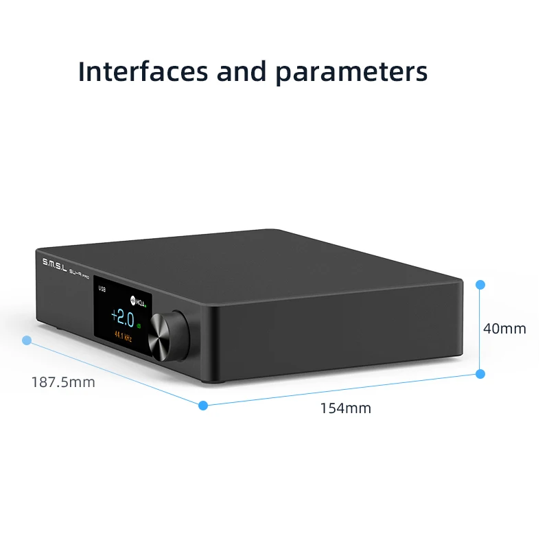 Imagem -04 - Decodificador Smsl-su-9 Pro com Controle Remoto Mqa e Mqa-cd Bluetooth 5.0 Dac Xu316 768khz 32bit Dsd512 Es9039mpro