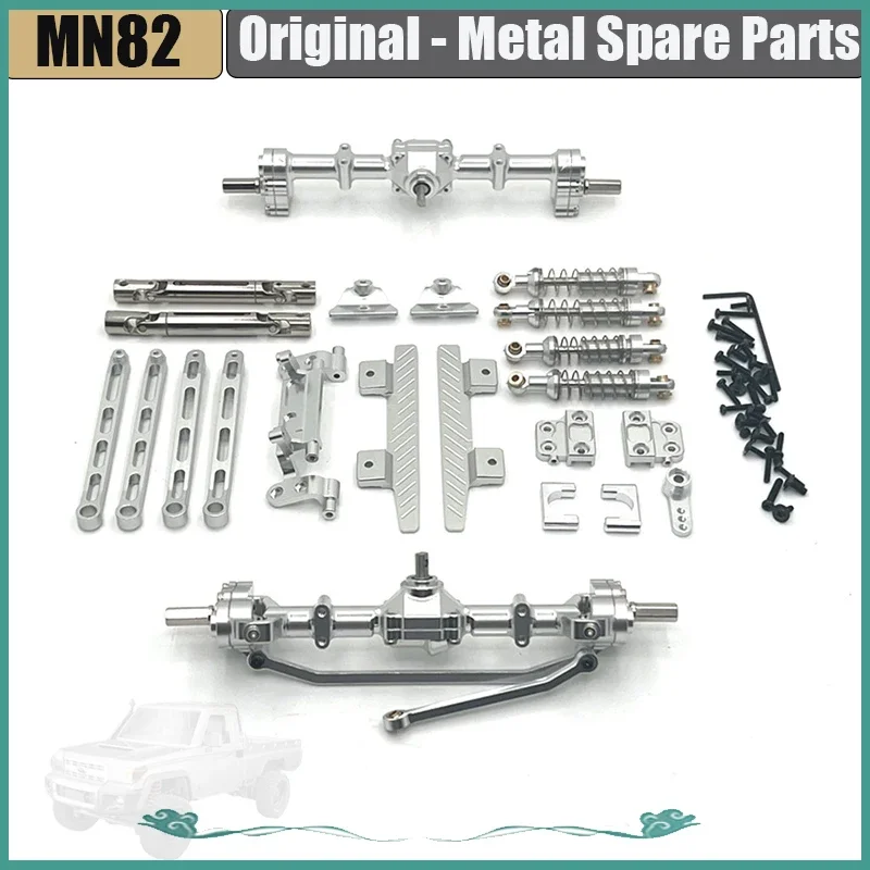 MN 1/12 MN82 LC79 Zestaw metalowych elementów mocujących tylną oś do MN 82 RC Car DIY Zmodyfikowane części zamienne do modernizacji