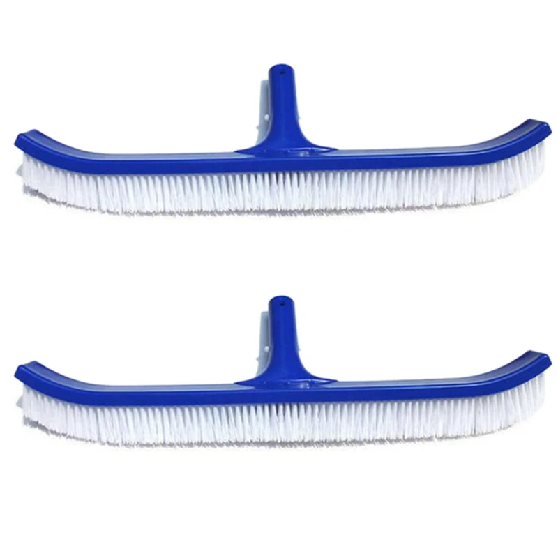 

2Pcs 18 Inch Blue Swimming Pool Brush Handle Clean Brush Pool Wall Brush Swimming Cleaning Tools Cleaning Equipment