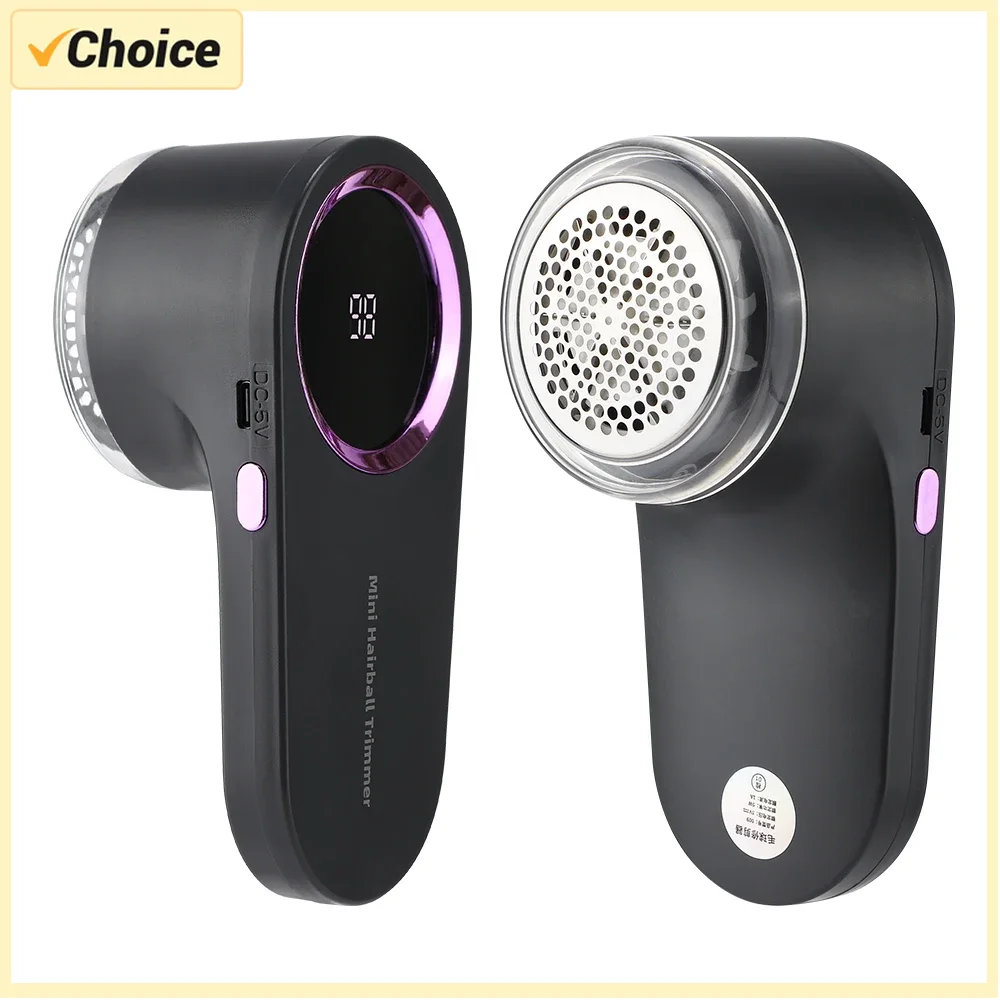 

Portable Lint Remover for Clothing Electric Fuzz Pellet Remover LED Display Rechargeable for Clothes Fabric Shaver Fluff Remover