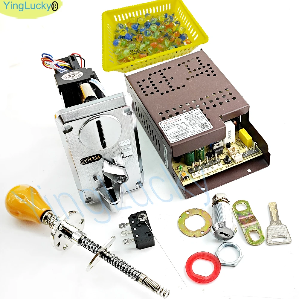 NEW DIY pinball machine kit. Arcade game machine kit, small pinball machine accessories. Coin-operated game kit parts