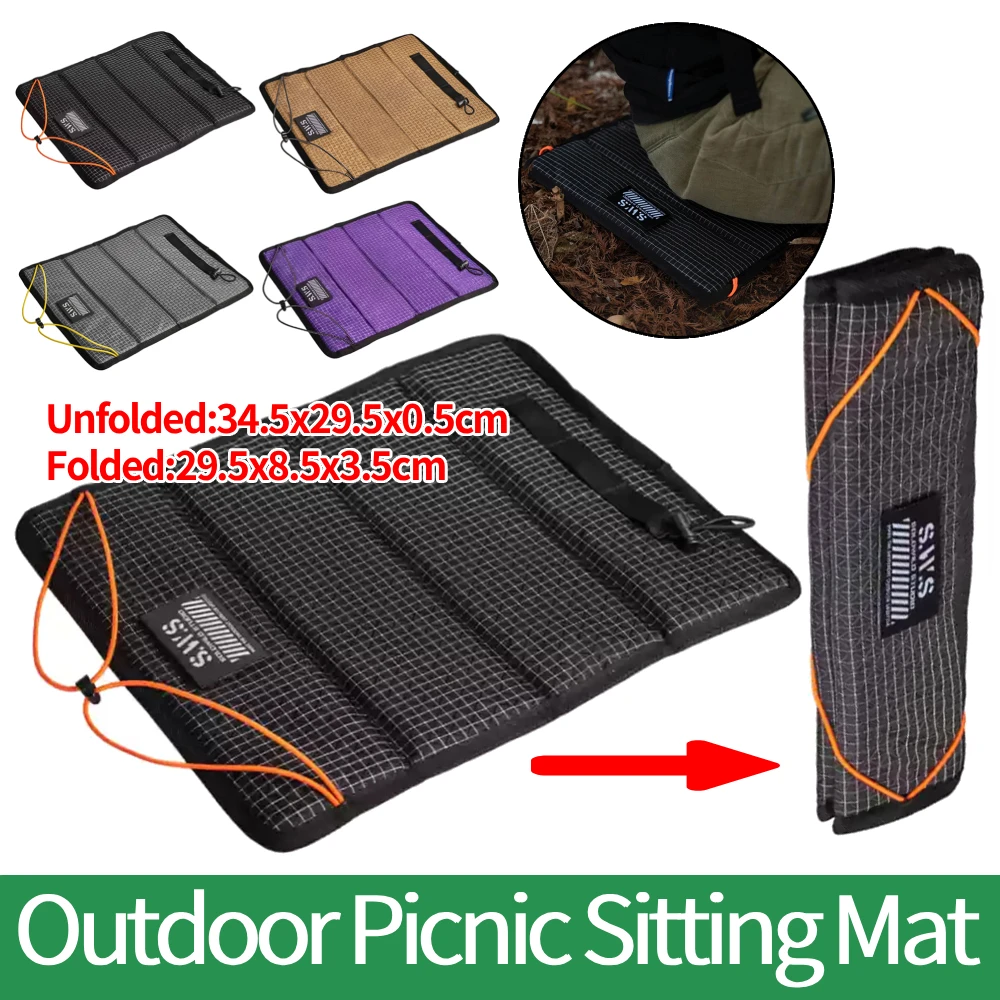 Outdoor-Picknick-Sitzmatte Wasserdichte Tragbare Campingmatte Rutschfeste Strand-Klappsitzunterlage für Outdoor-Camping