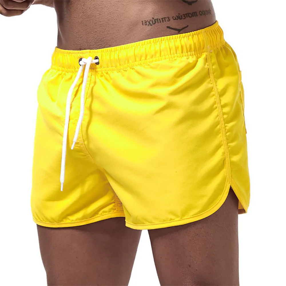 Men\'s Beach Shorts Fashion Quick Drying Short Pants Gym Swimming Trunks Summer Casual Surfing Shorts Male