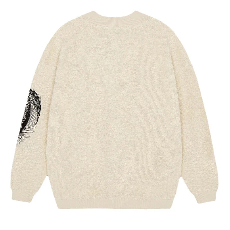 Zipper Stand Collar Tops And Pants Mens Outfits Autumn Casual Furry Tracksuits Vintage Men Long Sleeve Loose Two Piece Sets